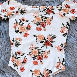 Flower bodysuit